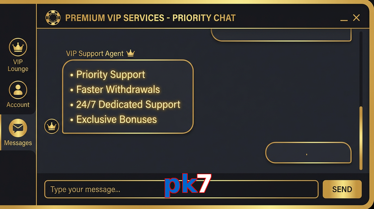 Payment and PKR controls in Pk7